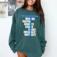 PE Physical Education Teacher For PE Teacher Comfort Colors Sweatshirt Blue Spruce