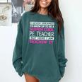 PE Teacher Shirt Physical Education Teacher Comfort Colors Sweatshirt Blue Spruce PE Teacher Shirt Physical Education Teacher Comfort Colors Sweatshirt Blue Spruce