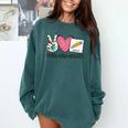 Peace Love Visuals Special Education Teacher Dream Team Comfort Colors Sweatshirt Blue Spruce Peace Love Visuals Special Education Teacher Dream Team Comfort Colors Sweatshirt Blue Spruce