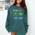 PEMDAS Please Excuse My Dear Aunt Sally Math Teacher Comfort Colors Sweatshirt Blue Spruce