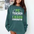 Physical Education PE Teacher School Comfort Colors Sweatshirt Blue Spruce Physical Education PE Teacher School Comfort Colors Sweatshirt Blue Spruce