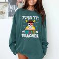 Pirate Math Teacher Skull Pirate Halloween Costume Comfort Colors Sweatshirt Blue Spruce Pirate Math Teacher Skull Pirate Halloween Costume Comfort Colors Sweatshirt Blue Spruce
