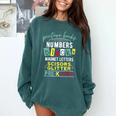 Pre-K Life Preschool Teacher Tees Men Women T-Shirt Comfort Colors Sweatshirt Blue Spruce
