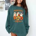Principal Teacher Boo Crew Halloween Spooky Costume Comfort Colors Sweatshirt Blue Spruce Principal Teacher Boo Crew Halloween Spooky Costume Comfort Colors Sweatshirt Blue Spruce