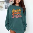 Pudiste Puedes Podras Maestra Spanish Teacher Comfort Colors Sweatshirt Blue Spruce Pudiste Puedes Podras Maestra Spanish Teacher Comfort Colors Sweatshirt Blue Spruce