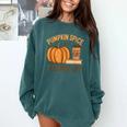 Pumpkin Spice And Teacher Life Halloween Teacher Comfort Colors Sweatshirt Blue Spruce Pumpkin Spice And Teacher Life Halloween Teacher Comfort Colors Sweatshirt Blue Spruce