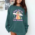 Take Me To Your Readers Alien Teacher Halloween Literacy Comfort Colors Sweatshirt Blue Spruce Take Me To Your Readers Alien Teacher Halloween Literacy Comfort Colors Sweatshirt Blue Spruce