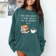 Reading 67 Six Seven Meme English Teacher Book Lover Comfort Colors Sweatshirt Blue Spruce