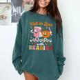Retro Fall In Love With Learning Pumpkin Autumn Teacher Comfort Colors Sweatshirt Blue Spruce Retro Fall In Love With Learning Pumpkin Autumn Teacher Comfort Colors Sweatshirt Blue Spruce