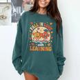 Retro Fall In Love With Learning Pumpkin Leaf Teacher Autumn Comfort Colors Sweatshirt Blue Spruce Retro Fall In Love With Learning Pumpkin Leaf Teacher Autumn Comfort Colors Sweatshirt Blue Spruce