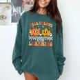 Retro Pumpkin Fall In Love With Learning Autumn Teacher Comfort Colors Sweatshirt Blue Spruce Retro Pumpkin Fall In Love With Learning Autumn Teacher Comfort Colors Sweatshirt Blue Spruce