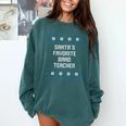 Santas Favorite Band Teacher Christmas Comfort Colors Sweatshirt Blue Spruce Santas Favorite Band Teacher Christmas Comfort Colors Sweatshirt Blue Spruce