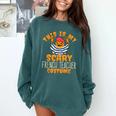 This Is My Scary French Teacher Costume Halloween Comfort Colors Sweatshirt Blue Spruce This Is My Scary French Teacher Costume Halloween Comfort Colors Sweatshirt Blue Spruce