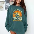 This Is My Scary Teacher Costume Halloween Comfort Colors Sweatshirt Blue Spruce This Is My Scary Teacher Costume Halloween Comfort Colors Sweatshirt Blue Spruce