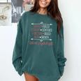 School Psychologist Coffee Student Teacher Psychology Men Women Comfort Colors Sweatshirt Blue Spruce
