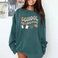 School Psychologist Teacher Psychology School Psychologist Comfort Colors Sweatshirt Blue Spruce
