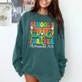 School's Out Forever Retirement 2026 Retro Retired Teacher Comfort Colors Sweatshirt Blue Spruce School's Out Forever Retirement 2026 Retro Retired Teacher Comfort Colors Sweatshirt Blue Spruce