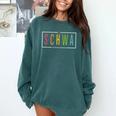 Schwa Teacher Reading Literacy For English Grammar Teachers Comfort Colors Sweatshirt Blue Spruce