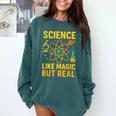 Science Like Magic But Real Nerdy Teacher Comfort Colors Sweatshirt Blue Spruce Science Like Magic But Real Nerdy Teacher Comfort Colors Sweatshirt Blue Spruce