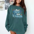 Shhh Just Use Visuals SPED Special Education Teacher Men Women Comfort Colors Sweatshirt Blue Spruce Shhh Just Use Visuals SPED Special Education Teacher Men Women Comfort Colors Sweatshirt Blue Spruce