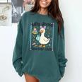 Silly Goose Teacher Club Silly Goose For Teacher Comfort Colors Sweatshirt Blue Spruce Silly Goose Teacher Club Silly Goose For Teacher Comfort Colors Sweatshirt Blue Spruce