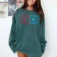 Six Seven Meme 6 7 Science Teacher 6-7 Periodic Table Comfort Colors Sweatshirt Blue Spruce