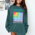 I Got Skills They'Re Multiplying Math Teacher Students Comfort Colors Sweatshirt Blue Spruce I Got Skills They'Re Multiplying Math Teacher Students Comfort Colors Sweatshirt Blue Spruce