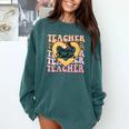 Social Studies Teacher Pencil Heart Leopard Back To School Comfort Colors Sweatshirt Blue Spruce Social Studies Teacher Pencil Heart Leopard Back To School Comfort Colors Sweatshirt Blue Spruce
