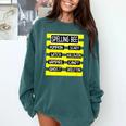Spelling Bee Pun Halloween Costume For Teachers Comfort Colors Sweatshirt Blue Spruce