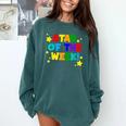Star Of The Week Cheerful Recognition Student Teachers Class Men Women Kids Comfort Colors Sweatshirt Blue Spruce