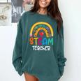 STEAM Teacher Squad Team Crew Back To School STEM Special Comfort Colors Sweatshirt Blue Spruce STEAM Teacher Squad Team Crew Back To School STEM Special Comfort Colors Sweatshirt Blue Spruce