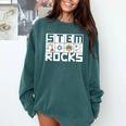 STEM Rocks Science Technology Engineering Math STEM Teacher Comfort Colors Sweatshirt Blue Spruce STEM Rocks Science Technology Engineering Math STEM Teacher Comfort Colors Sweatshirt Blue Spruce