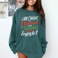Students Saying 6-7 67 Six Seven Teacher Christmas Comfort Colors Sweatshirt Blue Spruce Students Saying 6-7 67 Six Seven Teacher Christmas Comfort Colors Sweatshirt Blue Spruce
