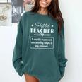 Substitute Teacher Definition Comfort Colors Sweatshirt Blue Spruce Substitute Teacher Definition Comfort Colors Sweatshirt Blue Spruce