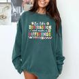 Be Like Subtraction And Make A Difference Math Teacher Comfort Colors Sweatshirt Blue Spruce