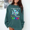 It Takes A Lot Of Sparkle To Be A Teacher Rainbow Fish For Men Women Comfort Colors Sweatshirt Blue Spruce It Takes A Lot Of Sparkle To Be A Teacher Rainbow Fish For Men Women Comfort Colors Sweatshirt Blue Spruce