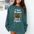 I Teach The Cutest Pre-K Pilgrims Thanksgiving Teacher Item Comfort Colors Sweatshirt Blue Spruce I Teach The Cutest Pre-K Pilgrims Thanksgiving Teacher Item Comfort Colors Sweatshirt Blue Spruce