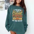 I Teach The Cutest Pumpkins Tshirt Halloween Teacher Comfort Colors Sweatshirt Blue Spruce I Teach The Cutest Pumpkins Tshirt Halloween Teacher Comfort Colors Sweatshirt Blue Spruce