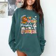 I Teach The Cutest Pumpkins In The Patch Halloween Teacher Comfort Colors Sweatshirt Blue Spruce I Teach The Cutest Pumpkins In The Patch Halloween Teacher Comfort Colors Sweatshirt Blue Spruce