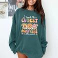 I Teach The Cutest Pumpkins In The Patch Teacher Retro Comfort Colors Sweatshirt Blue Spruce I Teach The Cutest Pumpkins In The Patch Teacher Retro Comfort Colors Sweatshirt Blue Spruce
