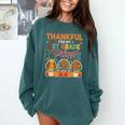 Teach Thanksgiving Teacher Thankful For My 1st Grade Turkeys Comfort Colors Sweatshirt Blue Spruce Teach Thanksgiving Teacher Thankful For My 1st Grade Turkeys Comfort Colors Sweatshirt Blue Spruce