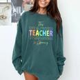 This Teacher Is Glowing Hello Summer End Of School Comfort Colors Sweatshirt Blue Spruce This Teacher Is Glowing Hello Summer End Of School Comfort Colors Sweatshirt Blue Spruce