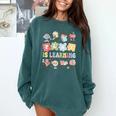 Teacher Groovy Play Is Learning Back To School Comfort Colors Sweatshirt Blue Spruce Teacher Groovy Play Is Learning Back To School Comfort Colors Sweatshirt Blue Spruce