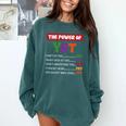 Teacher Growth Mindset Power Of Yet Comfort Colors Sweatshirt Blue Spruce Teacher Growth Mindset Power Of Yet Comfort Colors Sweatshirt Blue Spruce