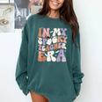 Teacher Halloween In My Spooky Teacher Era Retro Groovy Comfort Colors Sweatshirt Blue Spruce Teacher Halloween In My Spooky Teacher Era Retro Groovy Comfort Colors Sweatshirt Blue Spruce