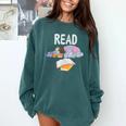 Teacher Library Read Book Club Piggie Elephant Pigeons Men Women Kids Comfort Colors Sweatshirt Blue Spruce Teacher Library Read Book Club Piggie Elephant Pigeons Men Women Kids Comfort Colors Sweatshirt Blue Spruce