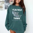 Teacher Shark Shirt Christmas Idea For Him Her Comfort Colors Sweatshirt Blue Spruce Teacher Shark Shirt Christmas Idea For Him Her Comfort Colors Sweatshirt Blue Spruce