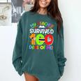 My Teacher Survived 100 Days Of Me 100 Days Of School Comfort Colors Sweatshirt Blue Spruce My Teacher Survived 100 Days Of Me 100 Days Of School Comfort Colors Sweatshirt Blue Spruce