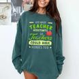 Teacher Teaching Assistant Aide Hero Comfort Colors Sweatshirt Blue Spruce Teacher Teaching Assistant Aide Hero Comfort Colors Sweatshirt Blue Spruce