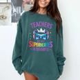 Teachers Are Just Superheroes In Disguise Back To School Comfort Colors Sweatshirt Blue Spruce Teachers Are Just Superheroes In Disguise Back To School Comfort Colors Sweatshirt Blue Spruce